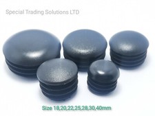 Round Lenticular Plastic Black