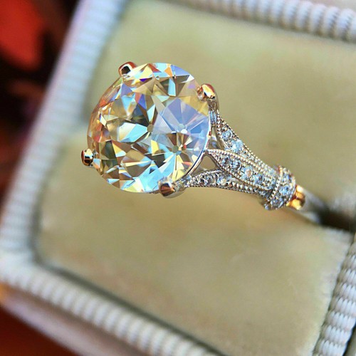 Vintage engagement ring - engagement, art