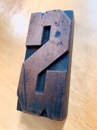 Vintage letterpress wooden - vintage,