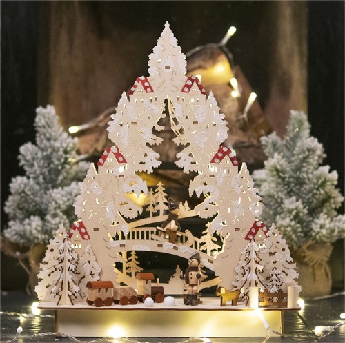 Traditional christmas village - traditional,