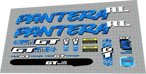 1992 pantera decal set - gt,