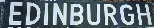 Edinburgh destination blind - edinburgh,