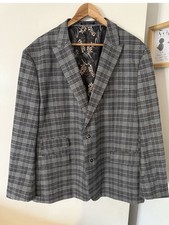 Sawyers And Hendricks Plaid  Suit Jacket (50S)