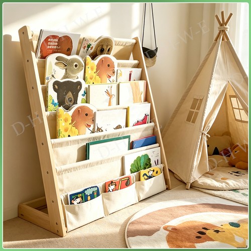 Tier kids bookshelf wooden - 7,