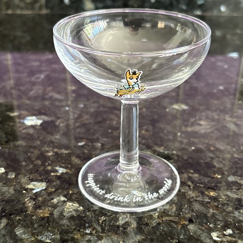 Vintage babycham glass 1950s - glass,