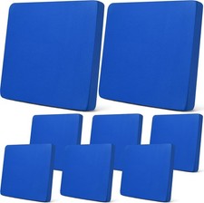 Newwiee 8Pcs Patio Cushion Covers Stretch Outdoor Waterproof Pure, Royal Blue 
