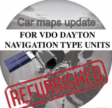 USED - SAT NAV DISC MAP UPDATE  CD compatible with VDO DAYTON 2015 UK & IRELAND