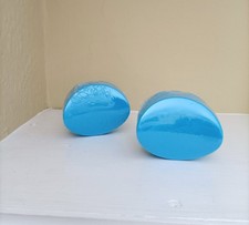  2 x Pringles Pop Box Snack Pots Vintage Blue New Salt & Vinegar Sealed