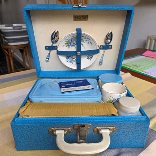 Vintage brexton cased - cased, picnic