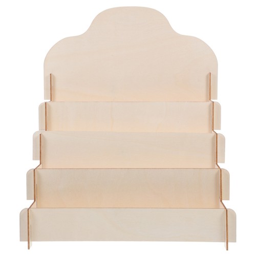 Chic wooden display stand - wooden,