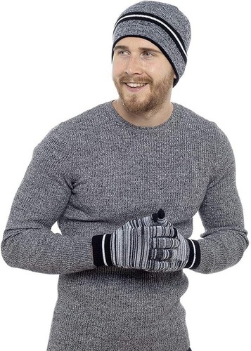 Led beanie hat knitted - led,