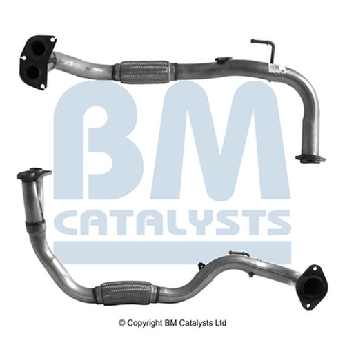 Front exhaust pipe fit kit - pipe, +