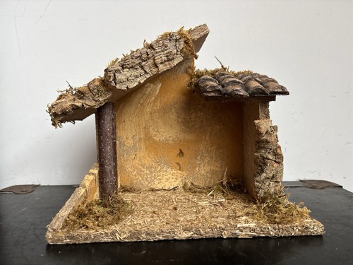 Vintage nativity stable - vintage,