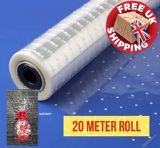 White Dots Clear Cellophane Gift Wrap Birthday Wedding Christmas Hamper Baskets