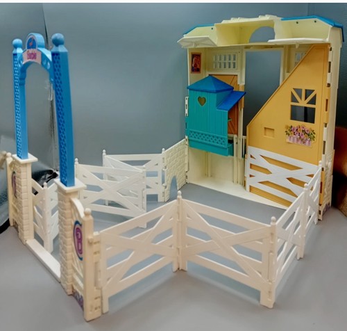 Barbie riding stable playset - riding,