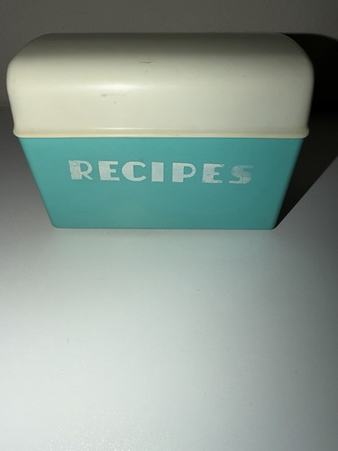 Vintage lustro ware mcm recipe - vintage,