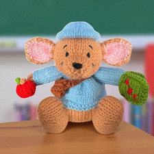 KNITTING PATTERN - School Roo inspired choc orange cover / Winnie the Pooh toy
