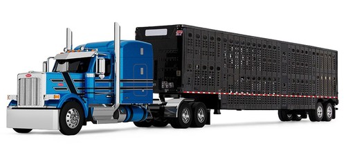 Dcp blue peterbilt 589 sleeper - blue,