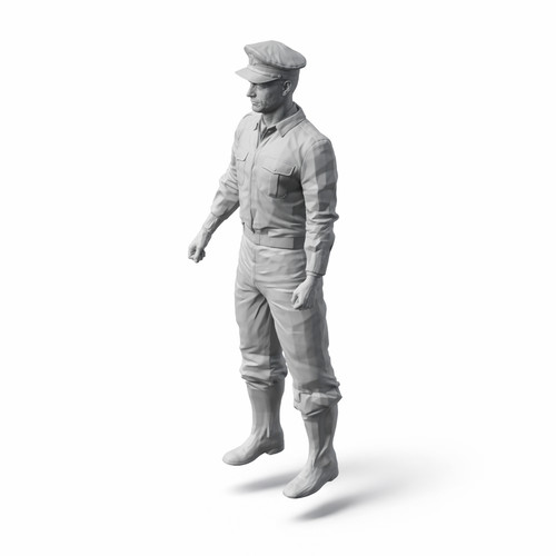 Model boat captain - boat, in