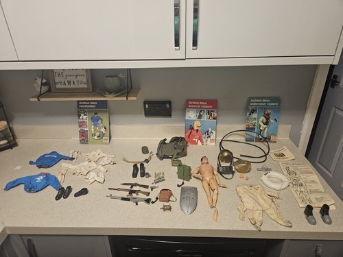 Vintage action man - job, lot