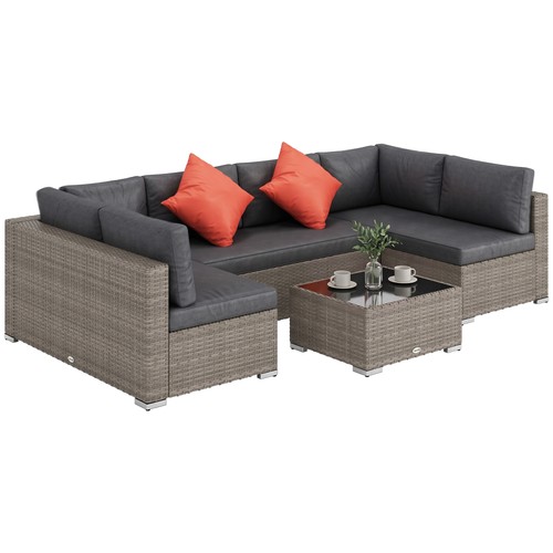 Outsunny pcs patio rattan - outsunny,