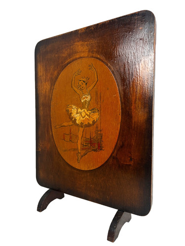 Vintage wooden decorative fire - vintage,