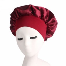 Long Hair Care Satin Bonnet