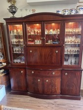 Stag Mahogany Display Cabinet