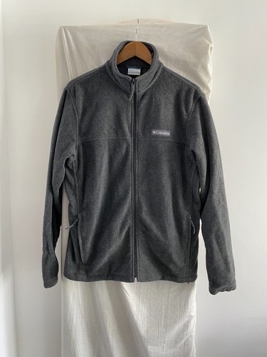 Columbia grey full zip fleece - grey,