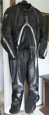 Dainese  Motorcycle 2 piece leather suit: T-age colours: Black and light grey
