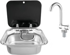 Cold Water Folding Tap 360 Degree Rotation For Caravan, Camper, RV, Boat