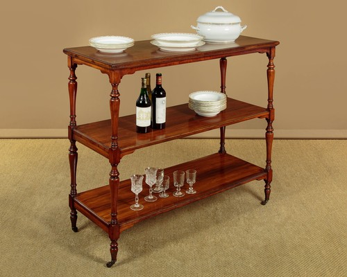 Antique walnut buffet dumb - or,