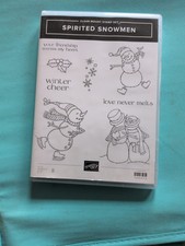 Stampin Up Spirited Snowmen