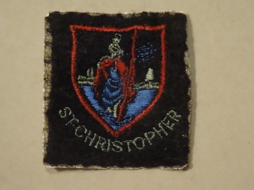 Christopher cloth badge - cloth,