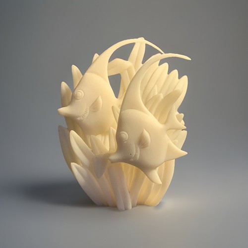 Beautiful vintage angel fish - vintage,