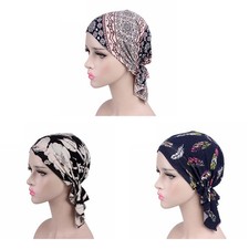 Chemo Headwear Beanie Pre-Tied