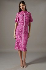 Coast Pink Pencil Skirt Womens