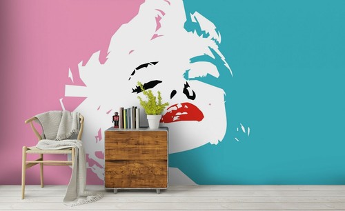 Marilyn monroe graffiti - 3d,
