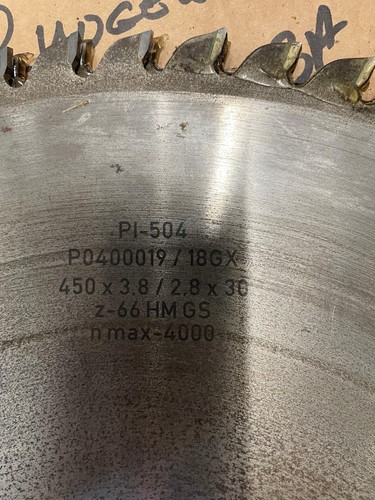450x3 8x30mm radial saw - radial,