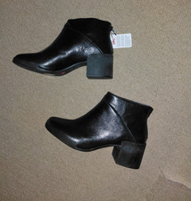 'Camper' Black Leather 'Lotta' Ankle Boots - RRP £130- EU Size 40, 6.5-7 UK -NEW