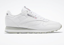 Reebok  Classic Leather White Retro Fashion Running Shoes Trainers