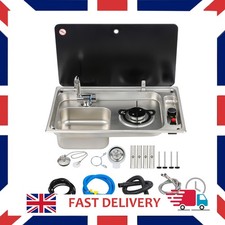 RV Sink Cooker W/ Hob Outdoors