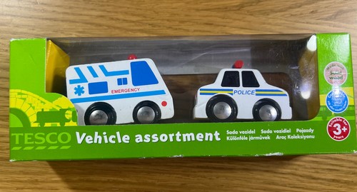 Wooden police car - wooden, and