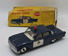 Dinky Original Meccano 264 RCMP Police Patrol Vehicle Car In Original Box 