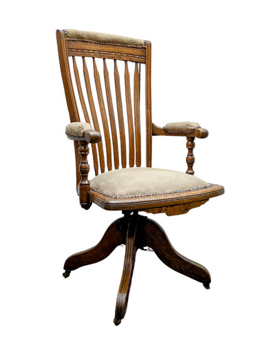 Antique edwardian office desk - antique,