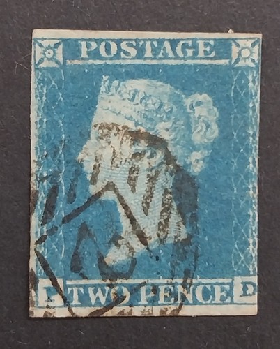Penny blue 1841 imperf - blue, gb