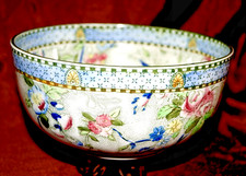 HANCOCK & SONS ROYAL CORONA WARE BOWL ROSETTA pattern ART DECO