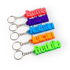 3D Personalised Keyring -