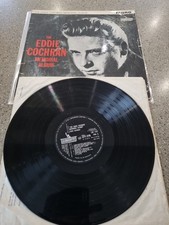 Eddie Cochran Memorial Album 1967 Reissue Vinyl LP, Mono Recording In Very Good