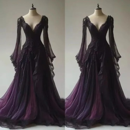 Black purple gothic - purple,